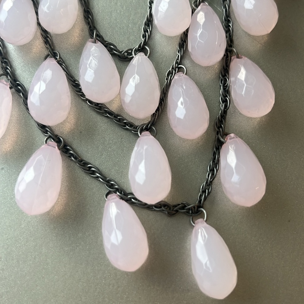 Rue21 Triple Layer Drop Bead Necklace - Picture 2 of 4